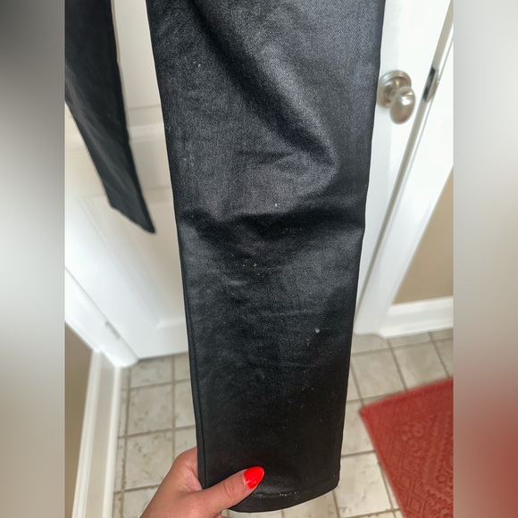 Princess Polly black leather pants, size 4 - Picture 5 of 7